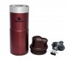 Kubek termiczny Stanley 350 ml TRIGGER ACTION TRAVEL MUG Wine Red bordowy